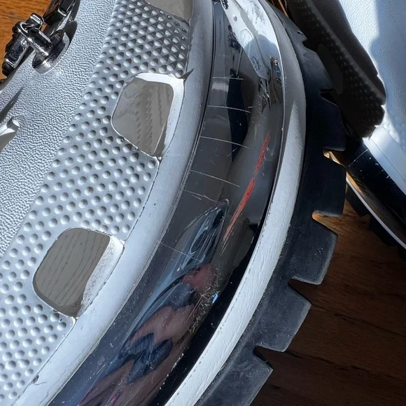 MCM White and Silver Sandals with Star Accents - Picture 6 of 10